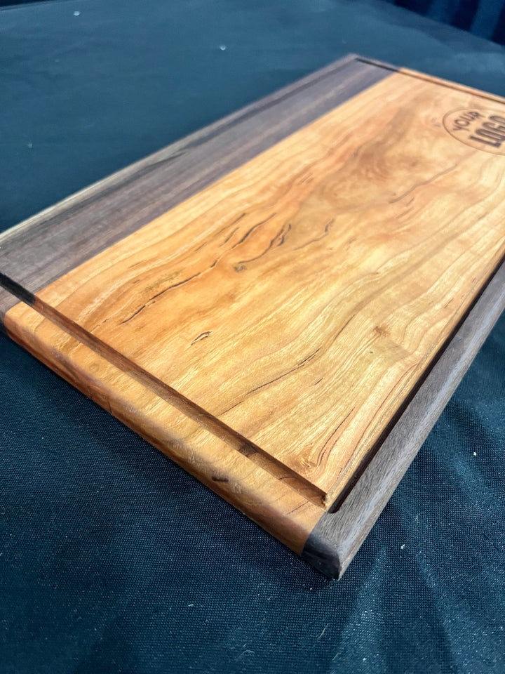 Cutting Board Cherry and Walnut Face Grain Serving Board/Cutting Board