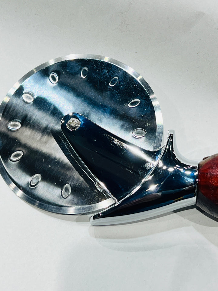 Pizza Cutter walnut and African Padauk 9099