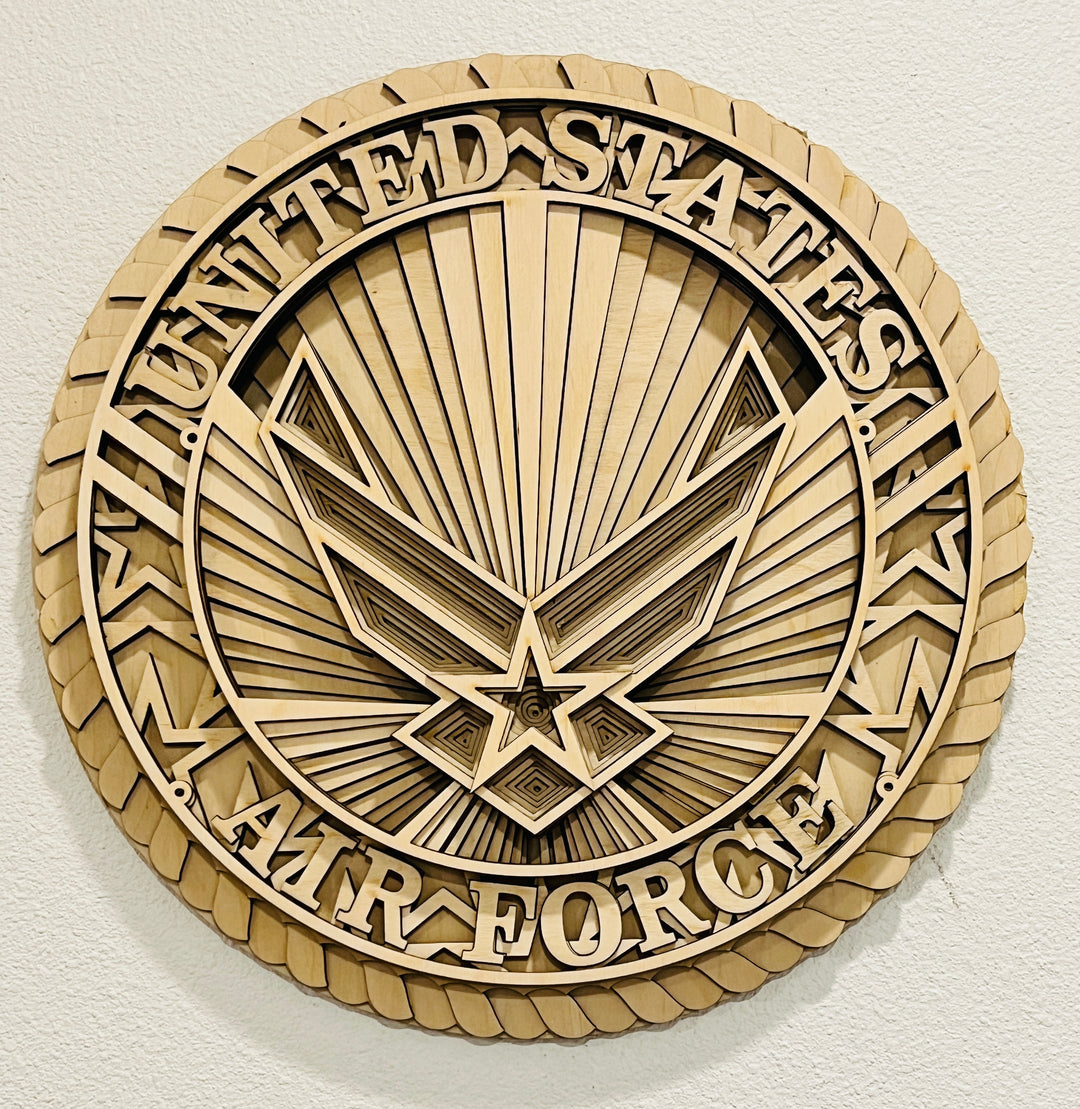 United States Air Force Muti layered Decoration Plaque Custom Made