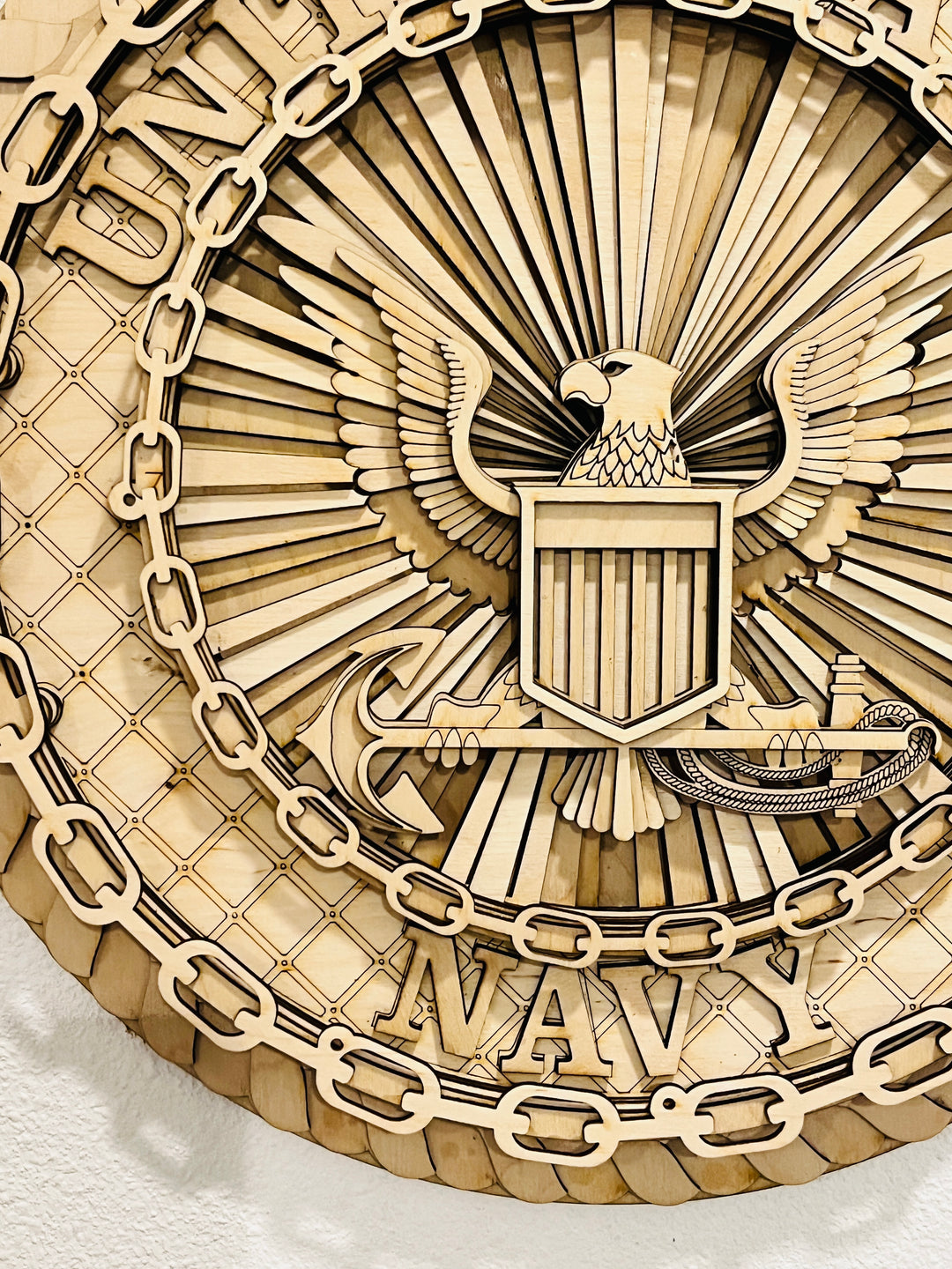 United States Navy Muti layered Decoration Plaque Custom Made