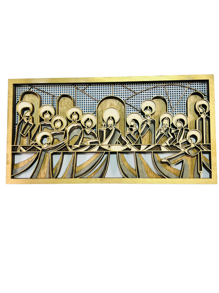 Wall Decoration The Last Supper 3D Art Multilayer Wood Art 2375