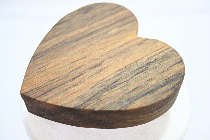 Paper Towel Holder Spalted Pecan Heart State of Texas shaped Steam Punk