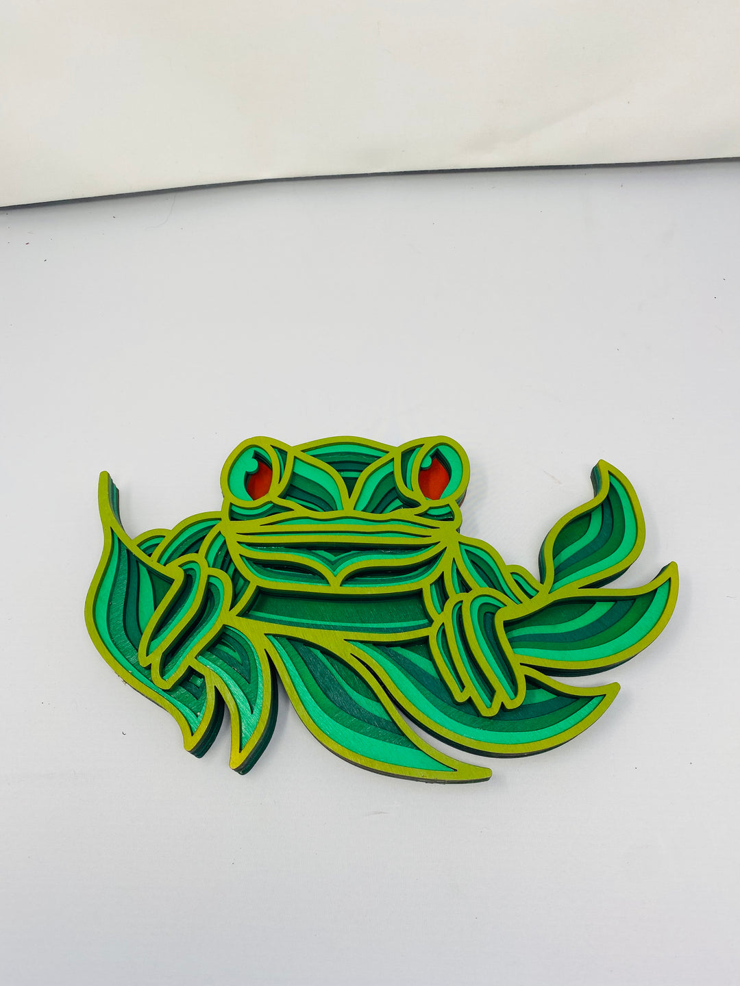 Wall Decoration Frog 3D Art Multilayer Wood Art