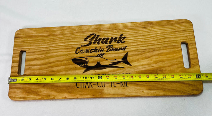 Charcuterie Board Extra Long "Shark Coochie" Board Texas Pecan Face Grain 8100